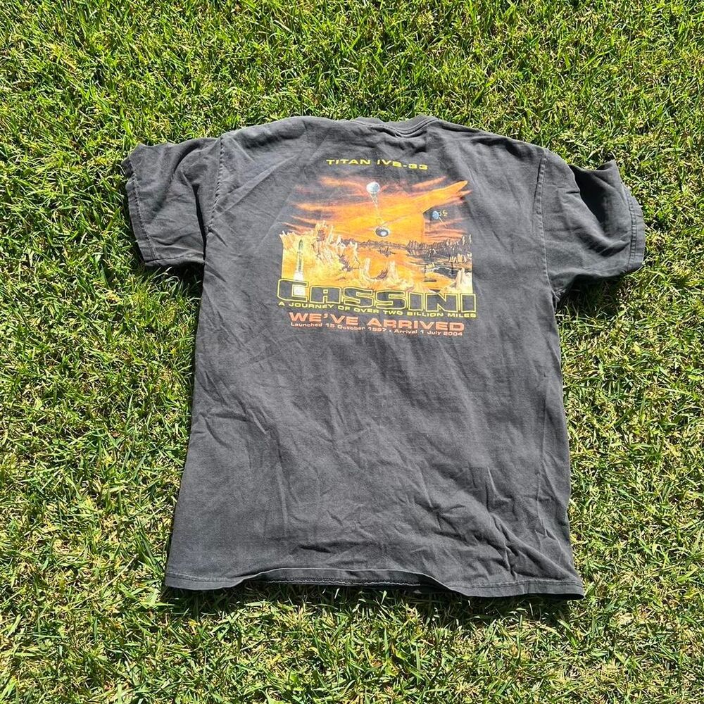 Cassini Nasa Promo tee Jupiter expedition 2000s mens size L Large